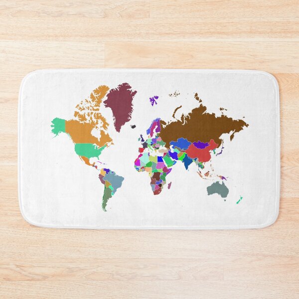 Item preview, World Map Color designed and sold by Pixel4Art.