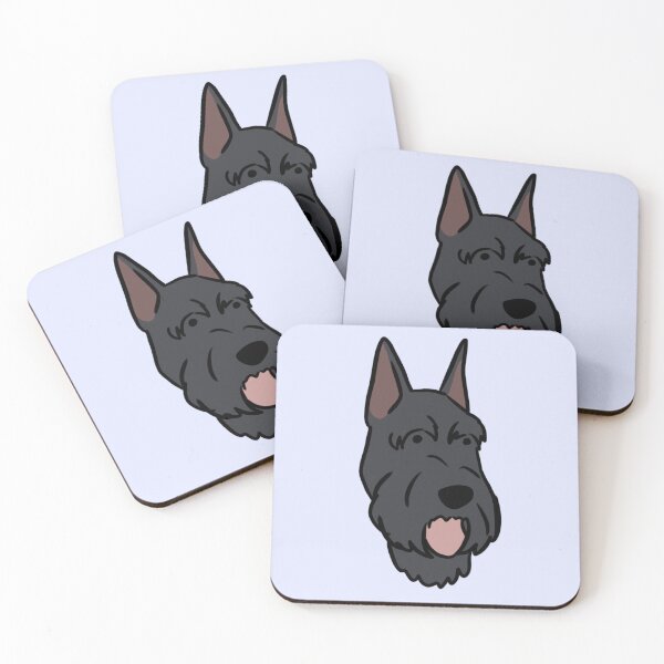 Item preview, Giant schnauzer cute illustration  designed and sold by Yarafantasyart.