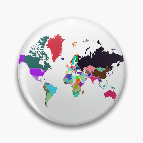 Item preview, World Map Color designed and sold by Pixel4Art.