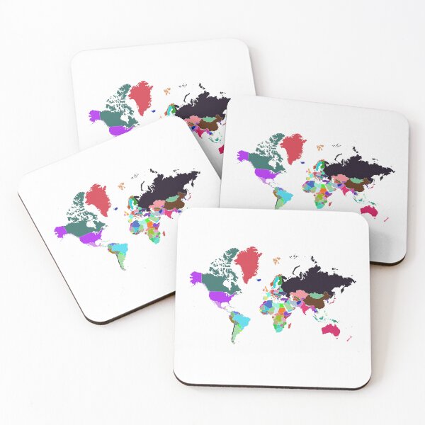 Item preview, World Map Color designed and sold by Pixel4Art.