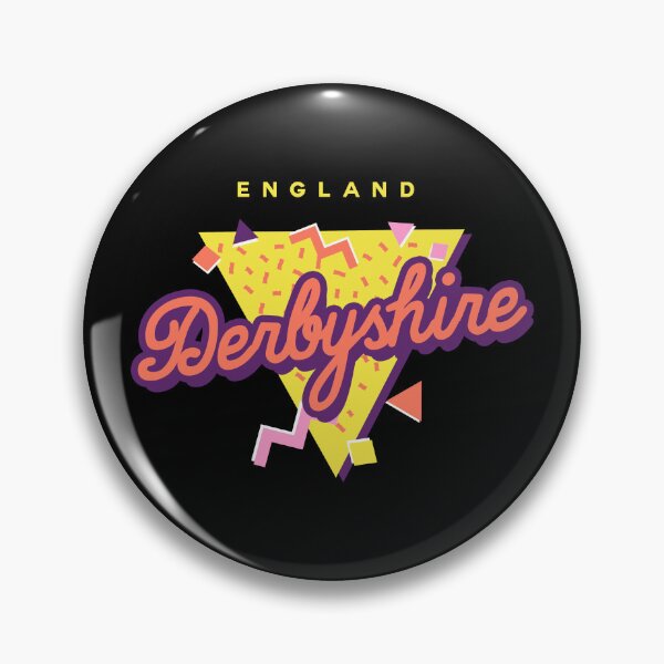 Artikelvorschau, Retro 90er Pop 'Derbyshire' Vintage England entworfen und verkauft von dinosareforever.