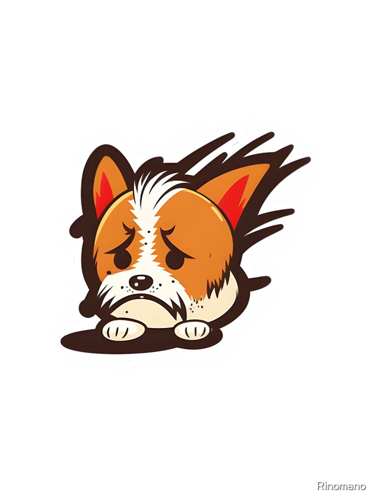 Thumbnail 4 of 4, iPhone Case, Angry Dog Fridge Sticker designed and sold by Rinomano.