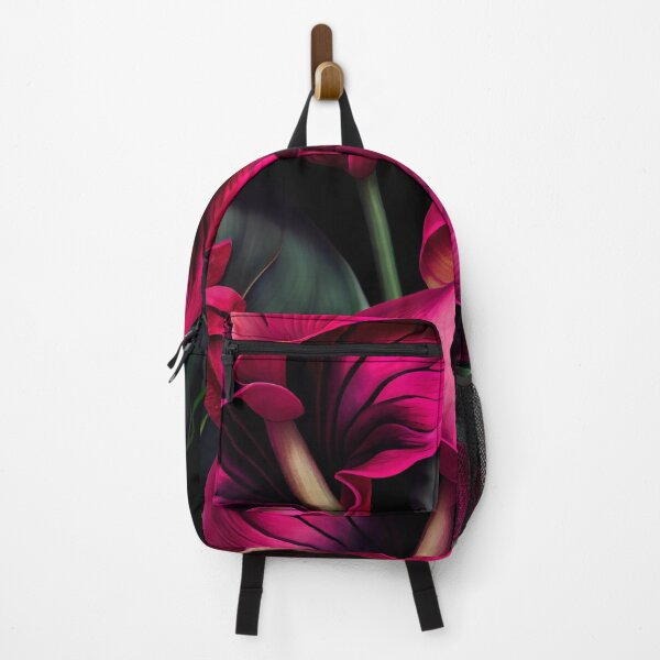 Item preview, Floral gold magenta Anthurium pattern designed and sold by AppleElf.