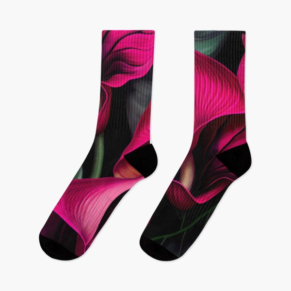 Item preview, Floral gold magenta Anthurium pattern designed and sold by AppleElf.