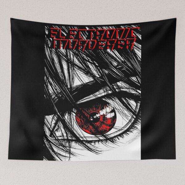 Item preview, Cyberpunk Vaporwave Red Eye Japanese Urban Style designed and sold by OWLvision33.