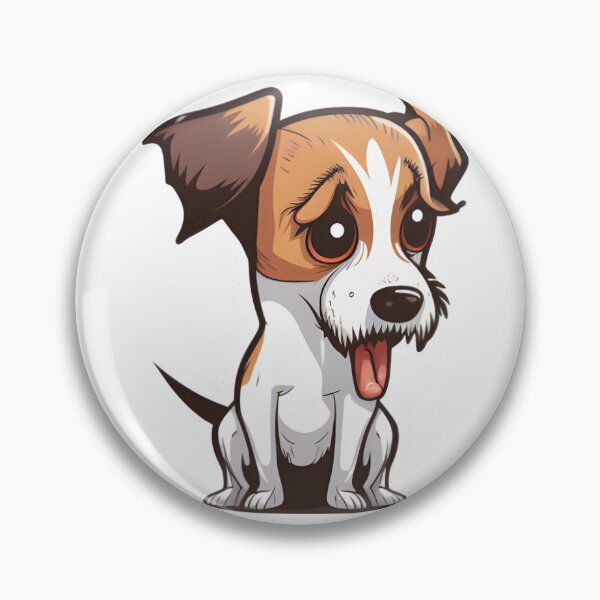 Item preview, Funny Angry Cute Dog Sticker designed and sold by Rinomano.