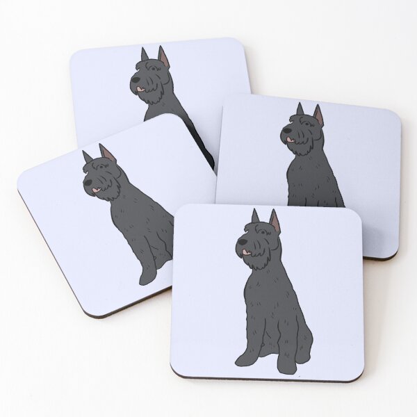 Item preview, Giant schnauzer cute illustration  designed and sold by Yarafantasyart.