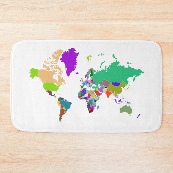Item preview, World Map Color designed and sold by Pixel4Art.