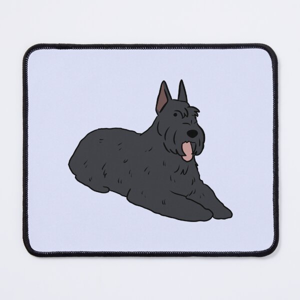 Item preview, Giant schnauzer cute illustration designed and sold by Yarafantasyart.