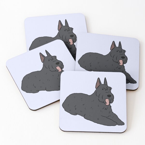Item preview, Giant schnauzer cute illustration  designed and sold by Yarafantasyart.