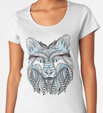 Winter wolf Women's Premium T-Shirt