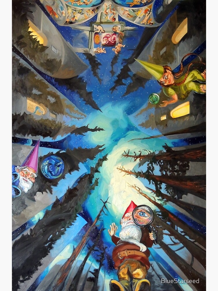 Thumbnail 3 of 3, Poster, The Sistine Chapel, Revisited designed and sold by BlueStarseed.
