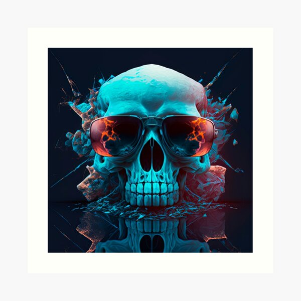 BIG SKULL PRINT  Skull wallpaper, Skull pictures, Skull art