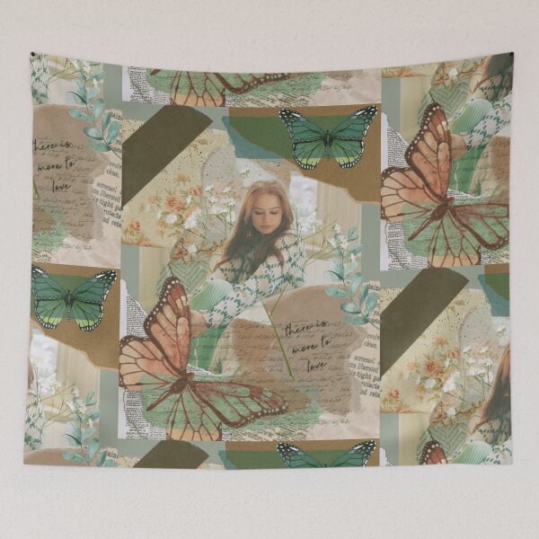 Item preview, Aesthetic Mint Green Scrapbook Madelaine designed and sold by TheGreenReader.