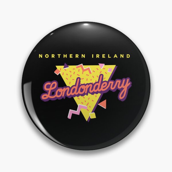 Artikelvorschau, Retro 90er Pop 'Londonderry' Vintage Nordirland entworfen und verkauft von dinosareforever.