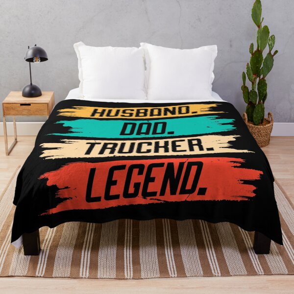 Item preview, Husband Dad Trucker Legend Highlighted designed and sold by NessiCreates.