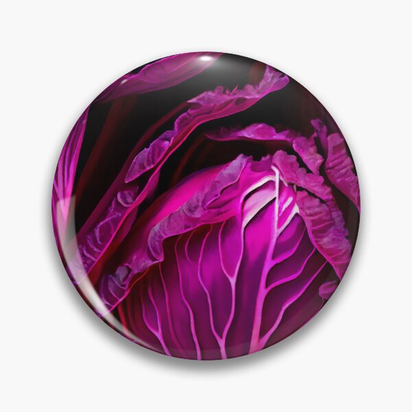 Item preview, Floral magenta Cabbage pattern designed and sold by AppleElf.