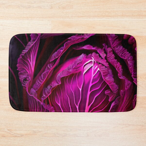 Item preview, Floral magenta Cabbage pattern designed and sold by AppleElf.