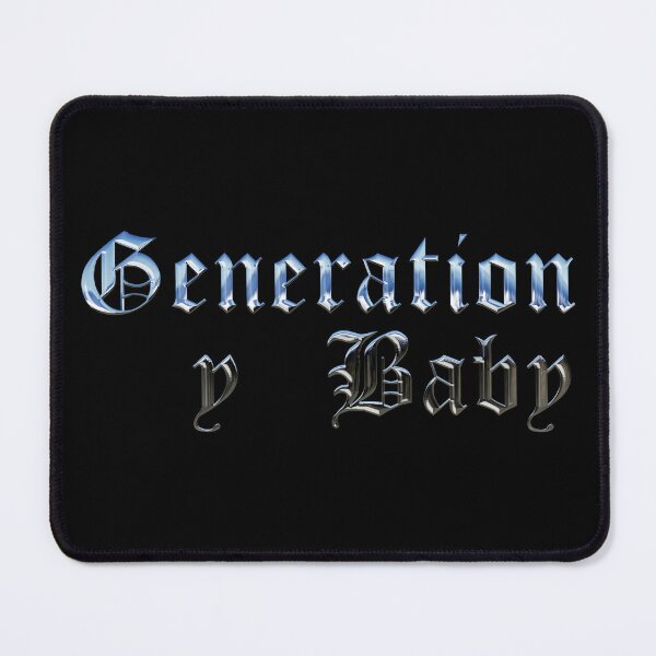 Item preview, Generation Y Baby | 3D Chrome Typography designed and sold by ProdbyNiECO.