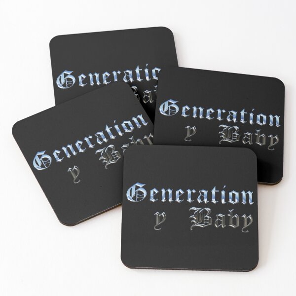 Item preview, Generation Y Baby | 3D Chrome Typography designed and sold by ProdbyNiECO.