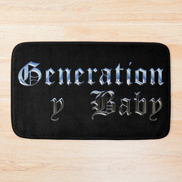 Item preview, Generation Y Baby | 3D Chrome Typography designed and sold by ProdbyNiECO.