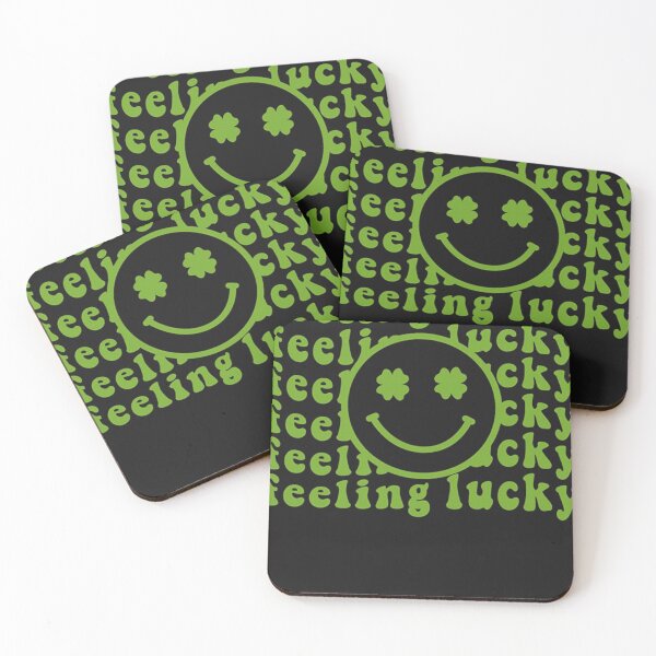 Item preview, Feeling Lucky Smiley Face Irish Shamrocks designed and sold by mytv2020.