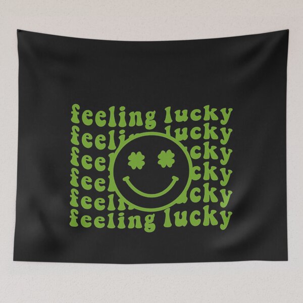 Item preview, Feeling Lucky Smiley Face Irish Shamrocks designed and sold by mytv2020.