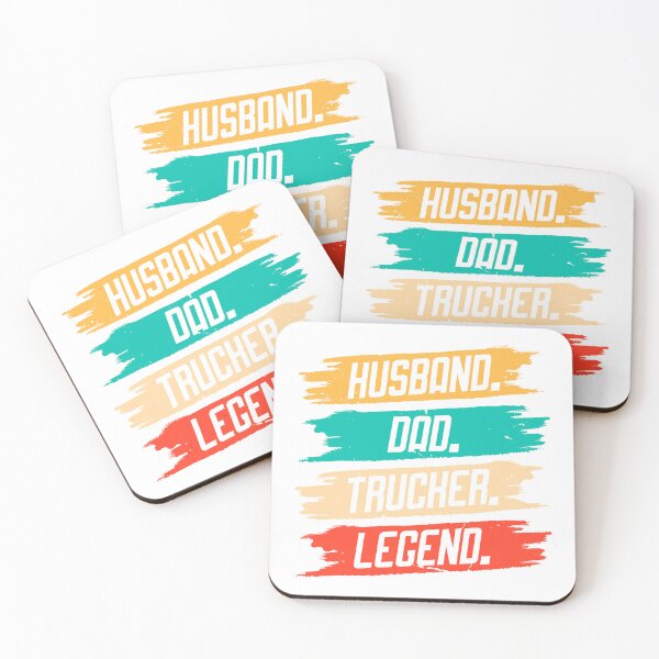 Item preview, Husband Dad Trucker Legend Highlighted designed and sold by NessiCreates.