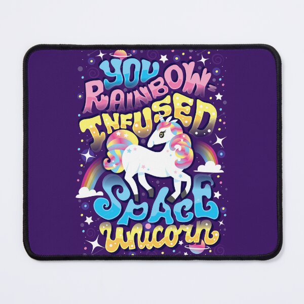 Item preview, Rainbow-infused Space Unicorn designed and sold by Risa Rodil.