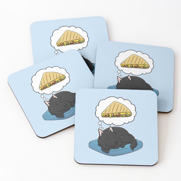 Item preview, Belgian Sheepdog dreaming about Quesadillas designed and sold by DoggieDelights.