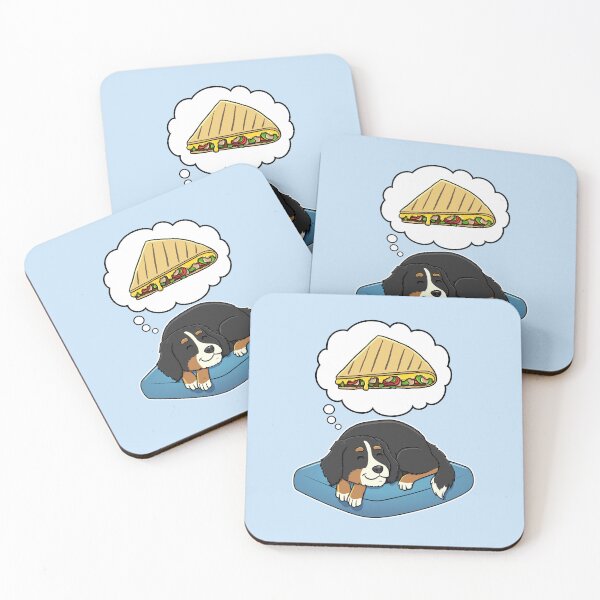 Item preview, Bernese Mountain Dog dreaming about Quesadillas designed and sold by DoggieDelights.