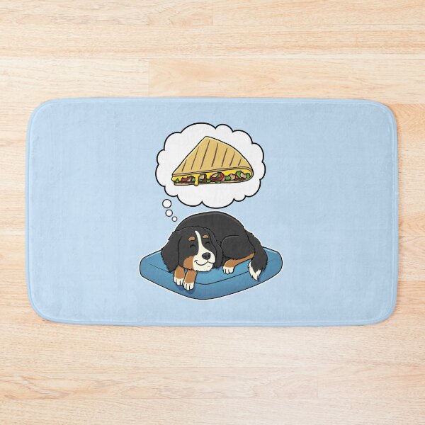 Item preview, Bernese Mountain Dog dreaming about Quesadillas designed and sold by DoggieDelights.