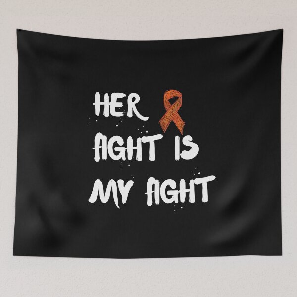 Item preview, Vintage Her Fight is My fight leukemia Awareness  designed and sold by garniturex.