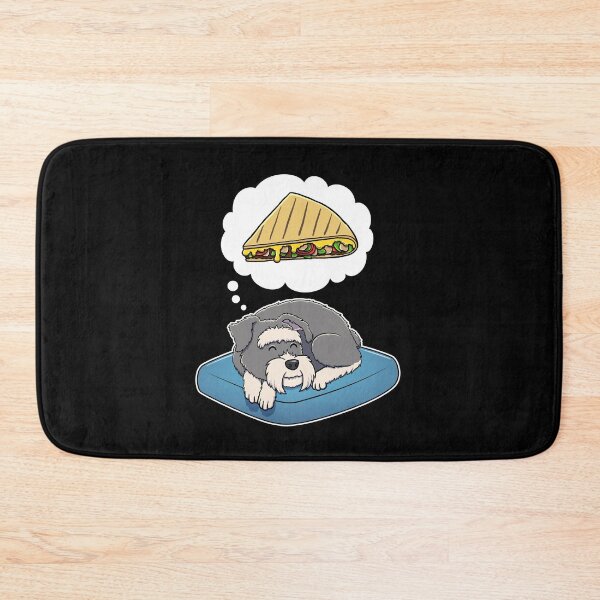 Item preview, Miniature Schnauzer dreaming about Quesadillas designed and sold by DoggieDelights.