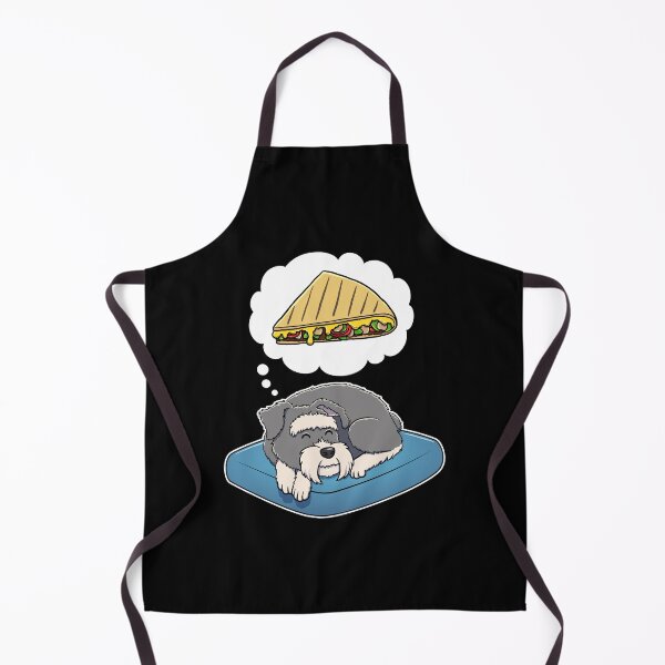 Item preview, Miniature Schnauzer dreaming about Quesadillas designed and sold by DoggieDelights.