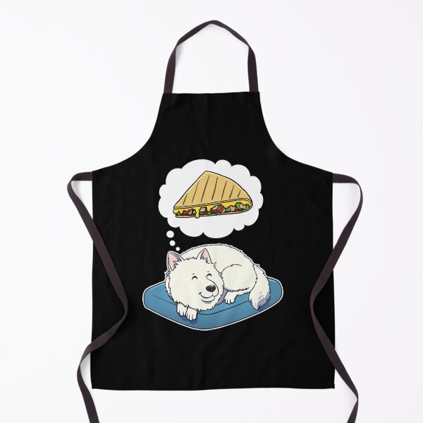Item preview, Samoyed dreaming about Quesadillas designed and sold by DoggieDelights.