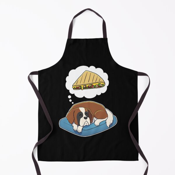 Item preview, St Bernard dreaming about Quesadillas designed and sold by DoggieDelights.