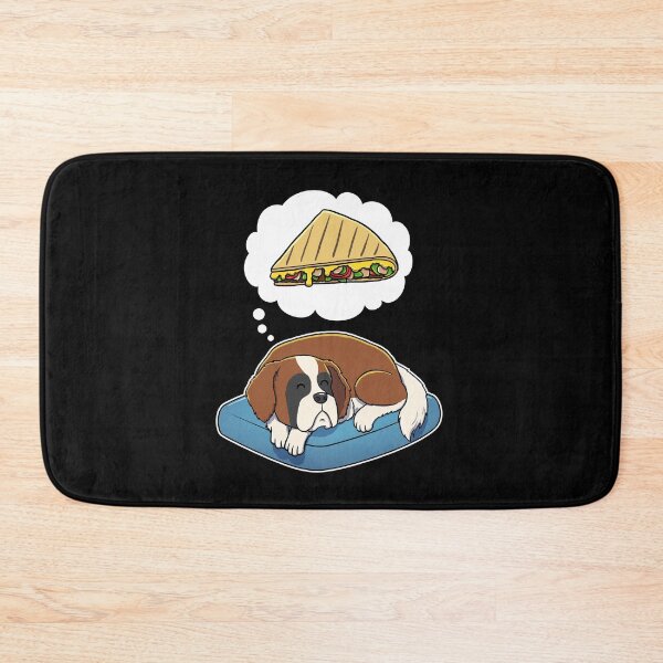 Item preview, St Bernard dreaming about Quesadillas designed and sold by DoggieDelights.