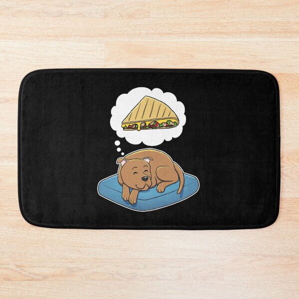 Item preview, Staffordshire Bull Terrier dreaming about Quesadillas designed and sold by DoggieDelights.