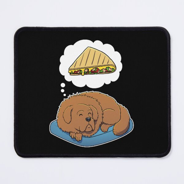 Item preview, Tibetan Mastiff dreaming about Quesadillas designed and sold by DoggieDelights.