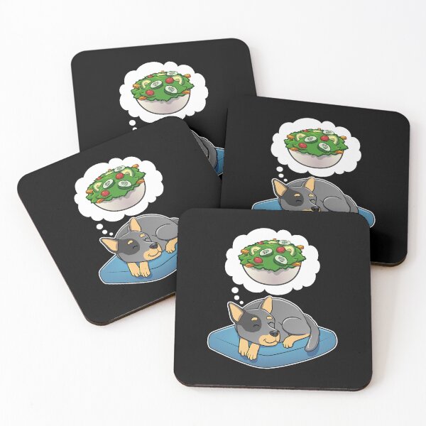 Item preview, Australian Cattle Dog dreaming about Salad designed and sold by DoggieDelights.