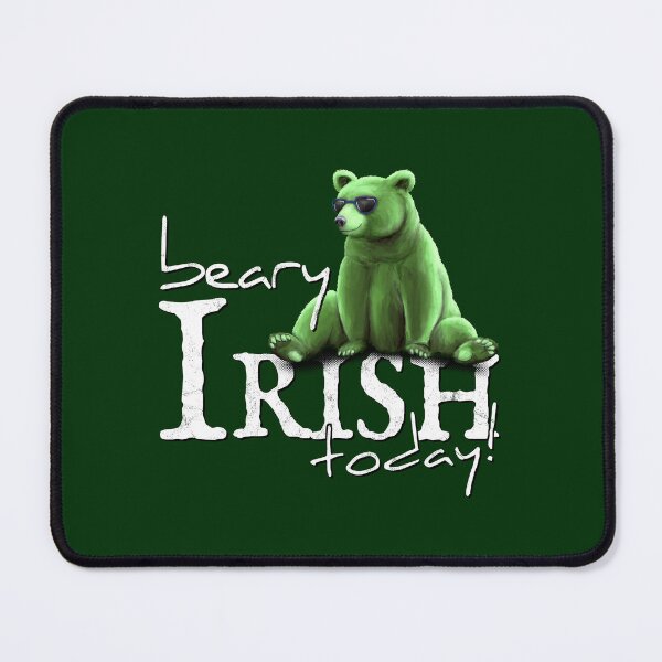 Item preview, Beary Irish Today Green Casual Bear Ireland St Pattys Day designed and sold by Skizzenmonster.