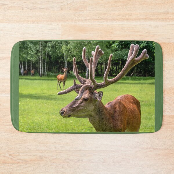 Item preview, Portrait of a majestic red deer designed and sold by AlbertMi.