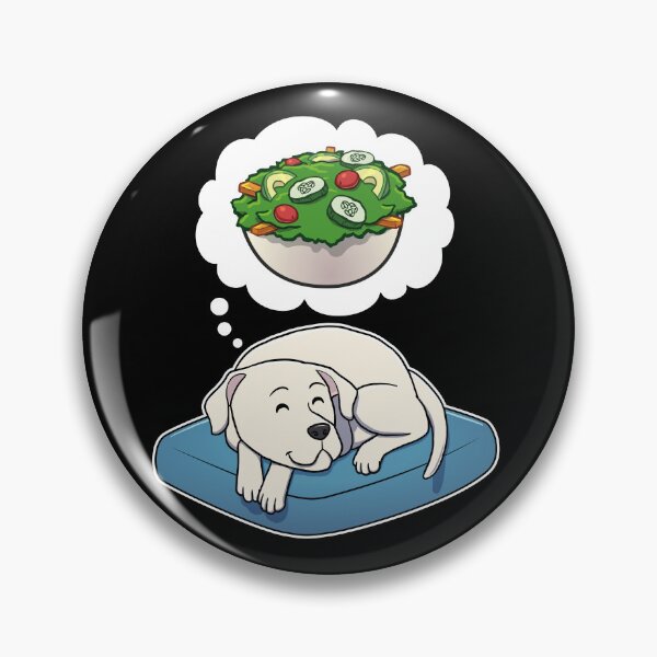 Aperçu de l'œuvre Dogo Argentino dreaming about Salad créée et vendue par DoggieDelights.