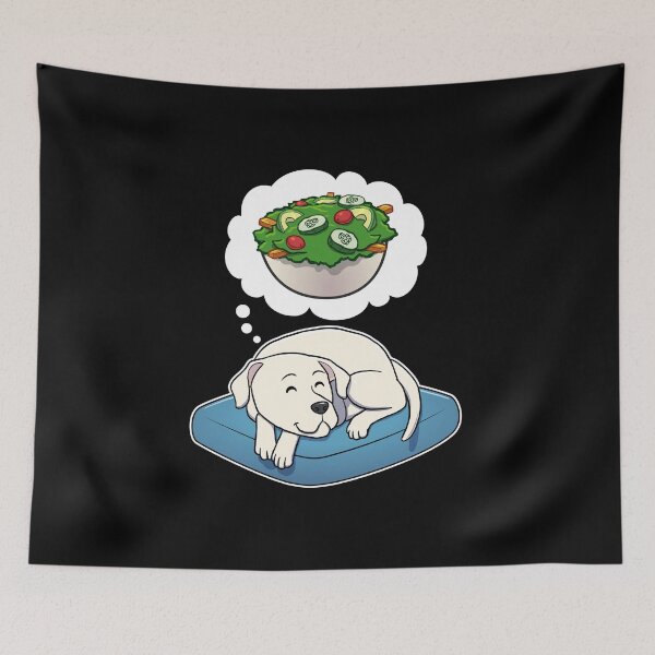 Artikelvorschau, Dogo Argentino dreaming about Salad entworfen und verkauft von DoggieDelights.