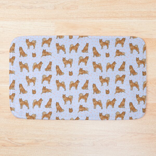 Item preview, Finnish spitz cute illustration pattern  designed and sold by Yarafantasyart.