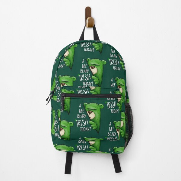 Item preview, A Wee Beary Irish Today Green Grumpy Bear Pun St Pattys Day designed and sold by Skizzenmonster.
