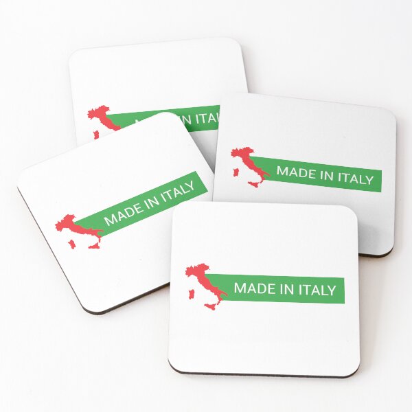 Item preview, made in italy in green and red with italy, sardegna and sicily designed and sold by JAG2B.