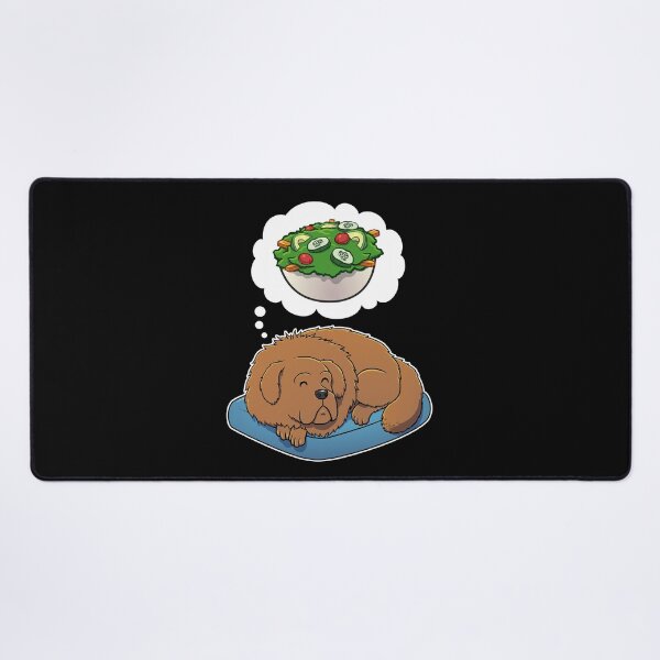 Item preview, Tibetan Mastiff dreaming about Salad designed and sold by DoggieDelights.