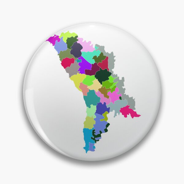 Item preview, Republic of Moldova Color Map designed and sold by Pixel4Art.